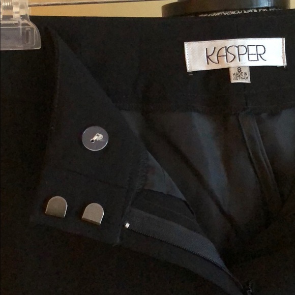 Beautiful black pleated and lined pants - Picture 2 of 6